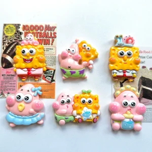 Cute Cartoon-Style 3D Resin Refrigerator Magnet Decoration